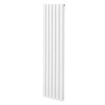 Premium Oval Column Radiator 1600x360mm White Carbon Steel 1.5mm For Home Heating by Monster Shop
