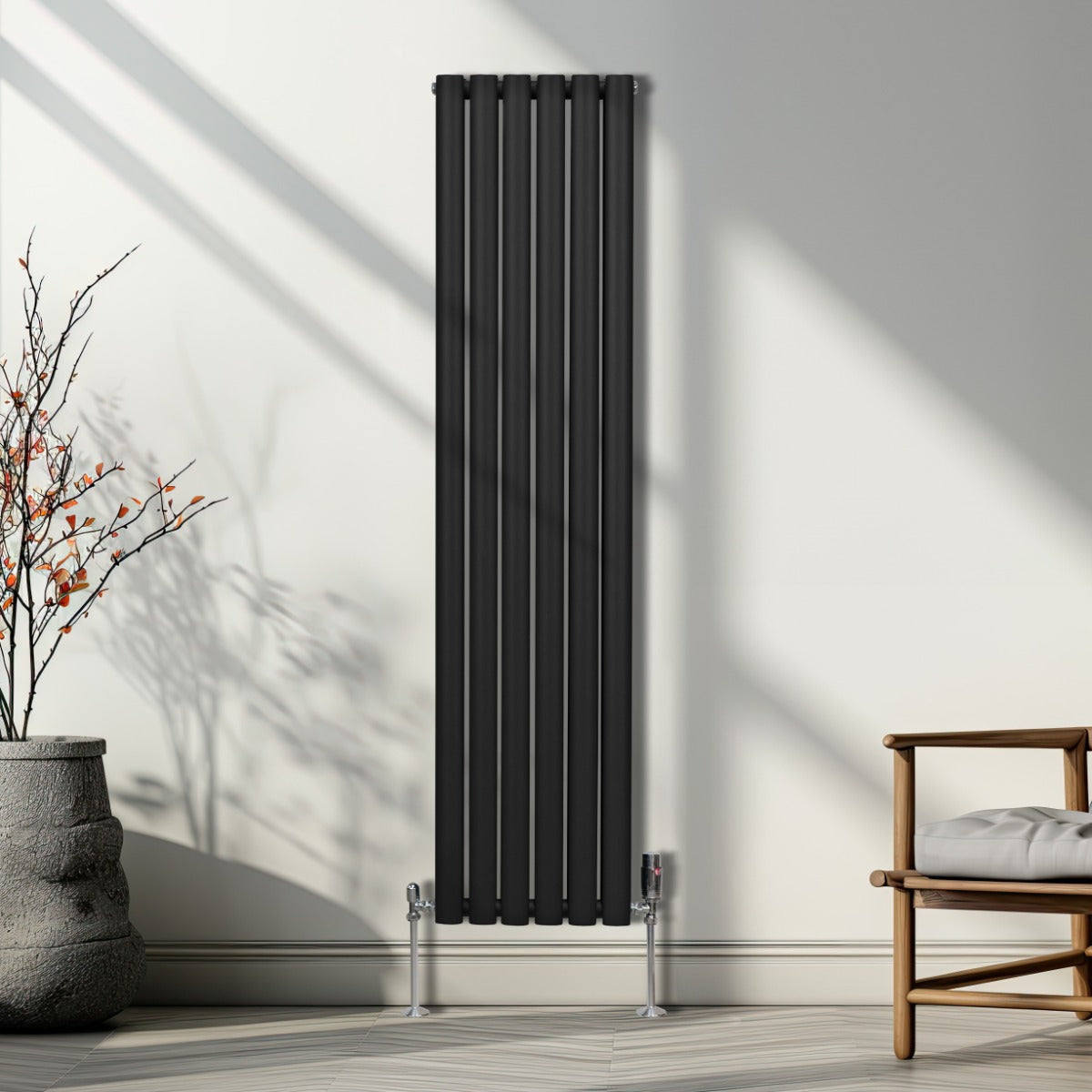 Premium Oval Radiator 1600x360 Carbon Steel Homes