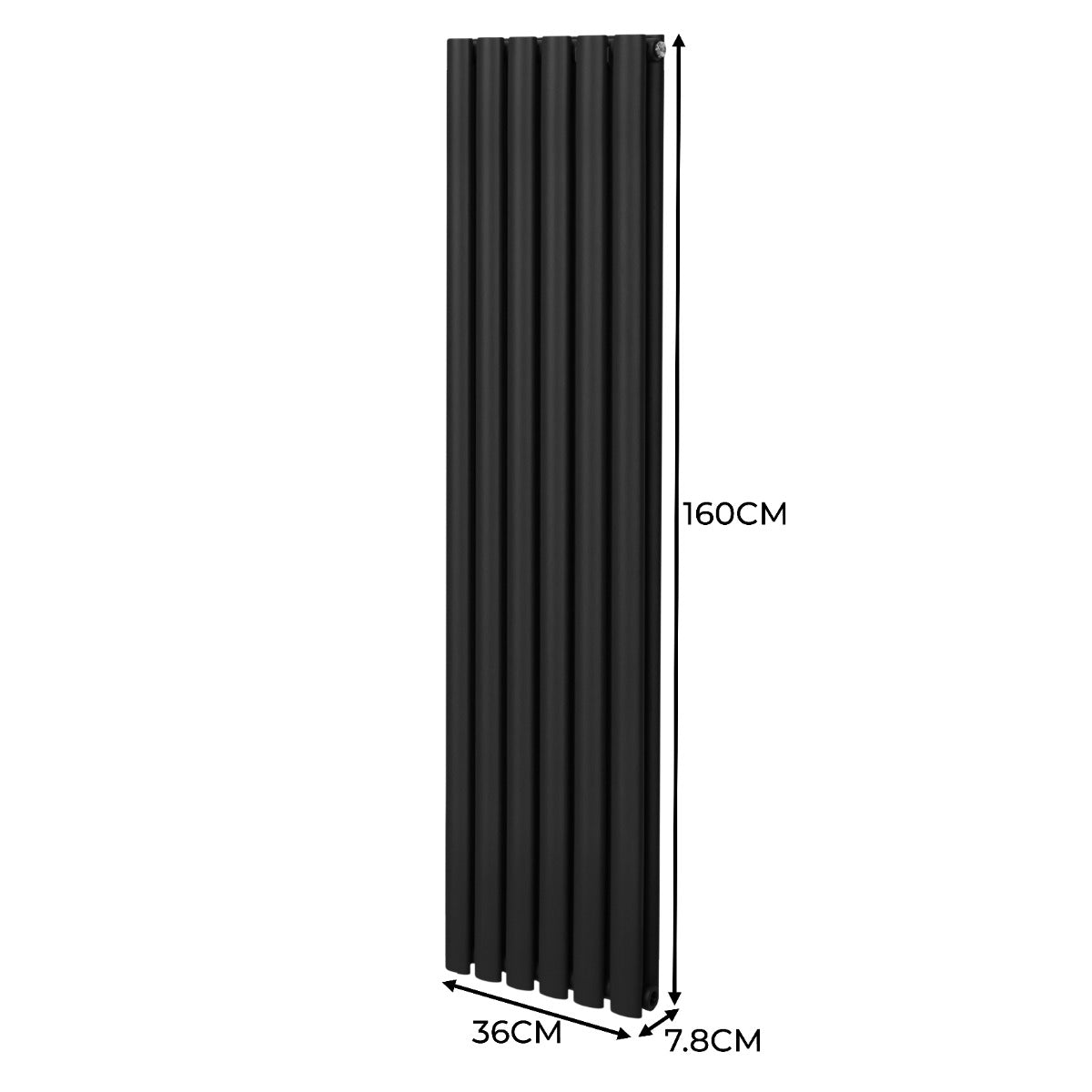 Premium Oval Radiator 1600x360 Carbon Steel Homes