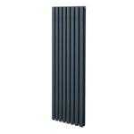 Monster Shop Premium Oval Radiator 1600x480mm Anthracite Home - Radiator