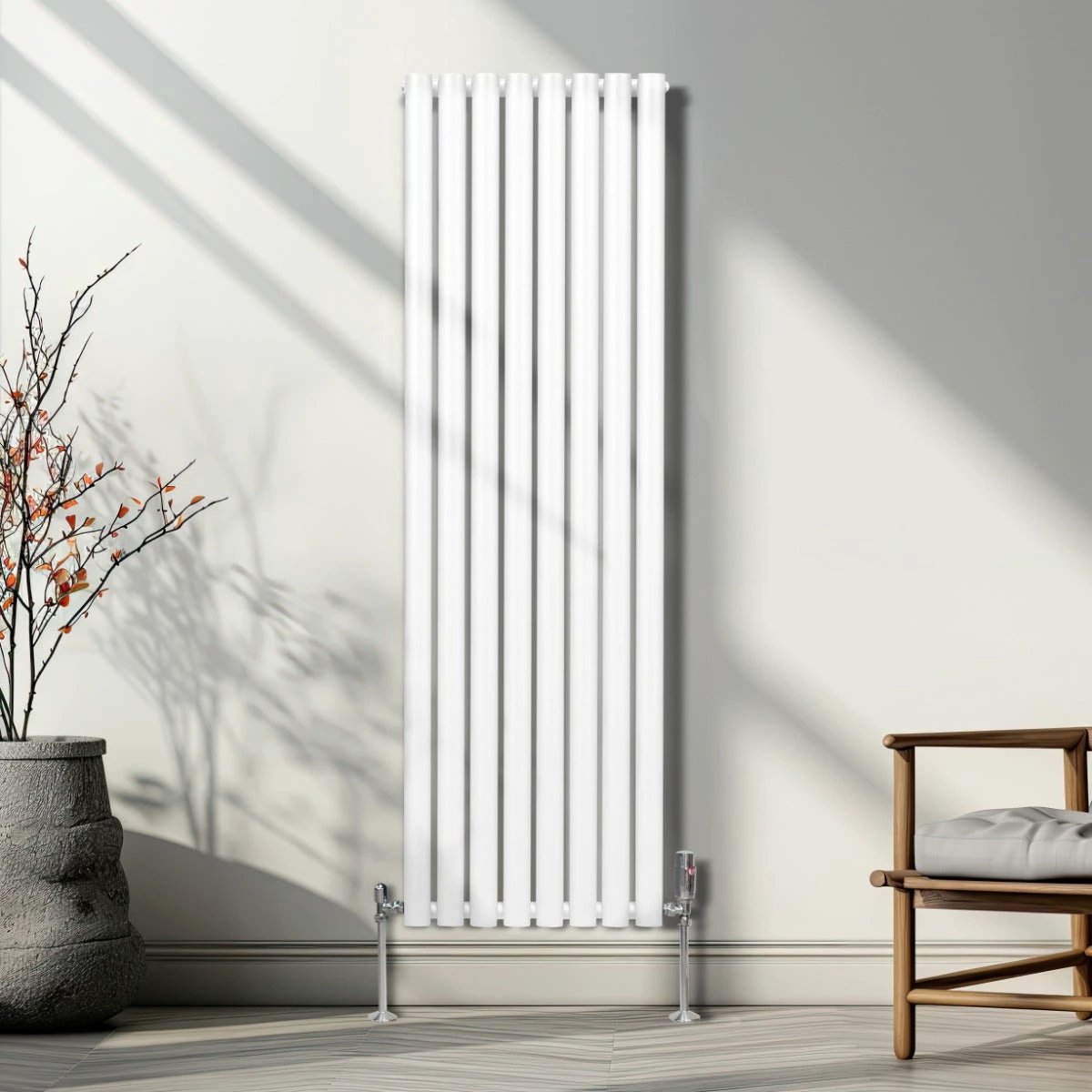 Monster Shop Syncx Oval Column Radiator 1600x480mm Carbon Home - Radiator