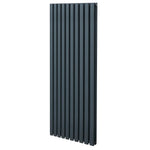 Premium Oval Column Radiator 1600x600mm Anthracite Grey High Efficiency Carbon Steel for Modern Homes by Monster Shop
