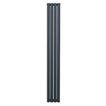 Monster Shop Syncx Oval Radiator 1800x240 Anthracite Home - Radiator