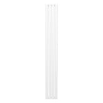 Syncx Oval Column Radiator 1800mm x 240mm White 1.5mm Carbon Steel Residential Heating - Monster Shop - Home Symphony