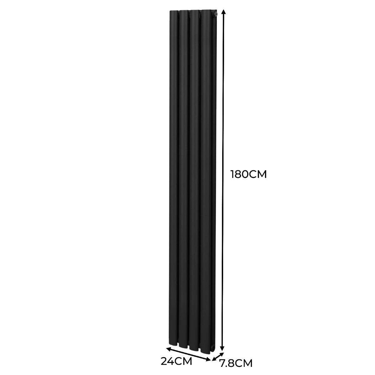 Monster Shop Top Oval Column Radiator 1800x240 CarbonSteel Home - Radiator