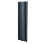 Monster Shop Premium Oval Column Radiator 1800x480mm 1.5mm Carbon Steel Anthracite Home Heating - Radiator