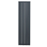 Monster Shop Premium Oval Column Radiator 1800x480mm 1.5mm Carbon Steel Anthracite Home Heating - Radiator