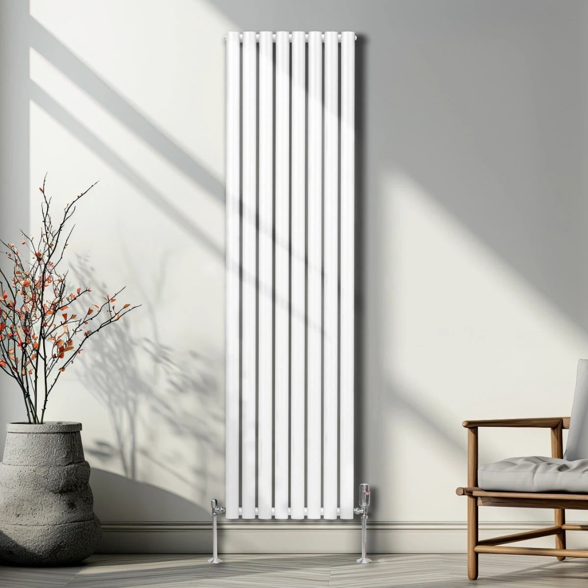 Premium Oval Column Radiator 1800mm X 480mm High Efficiency Heat Output For Residential Home Heating by Monster Shop