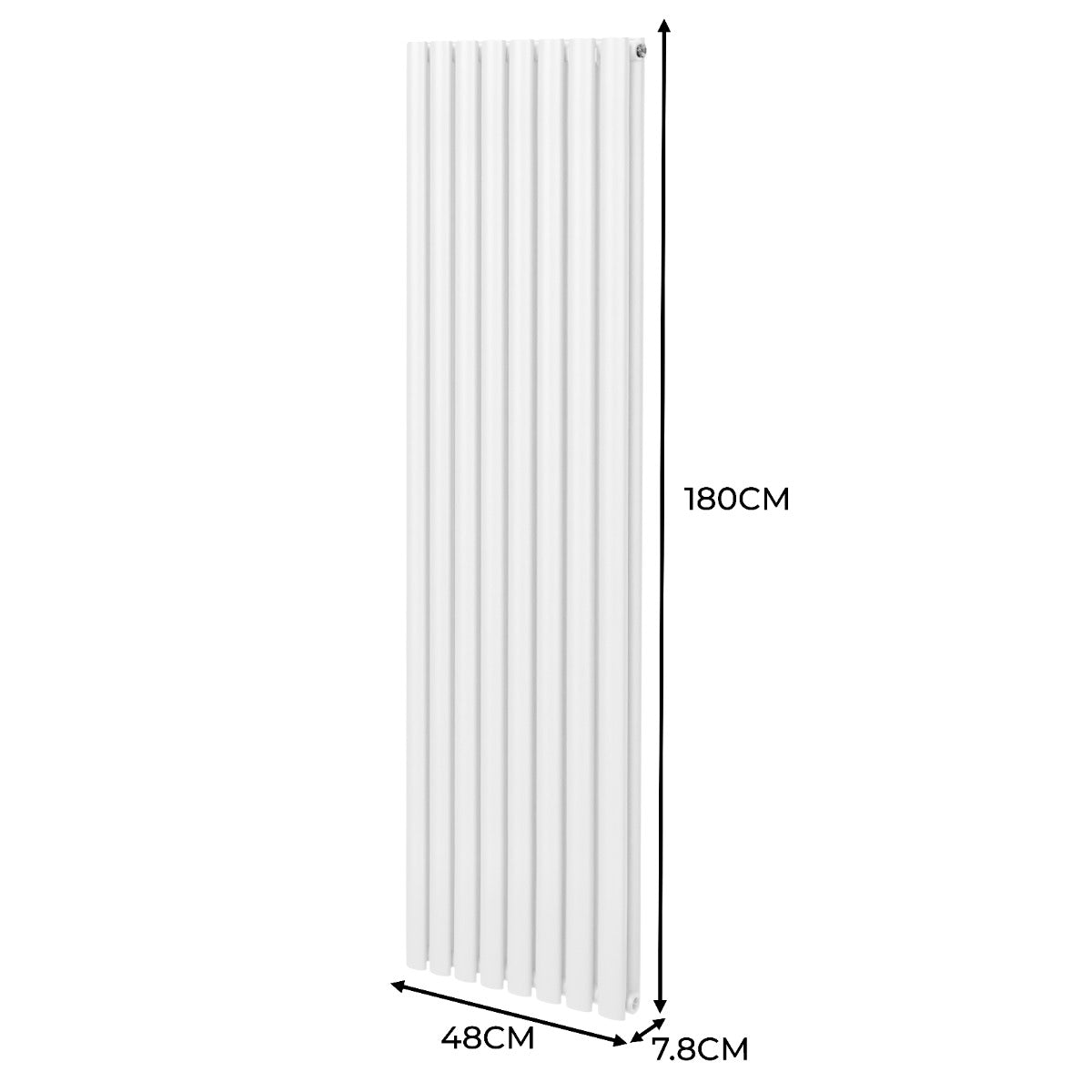 Premium Oval Column Radiator 1800mm X 480mm High Efficiency Heat Output For Residential Home Heating