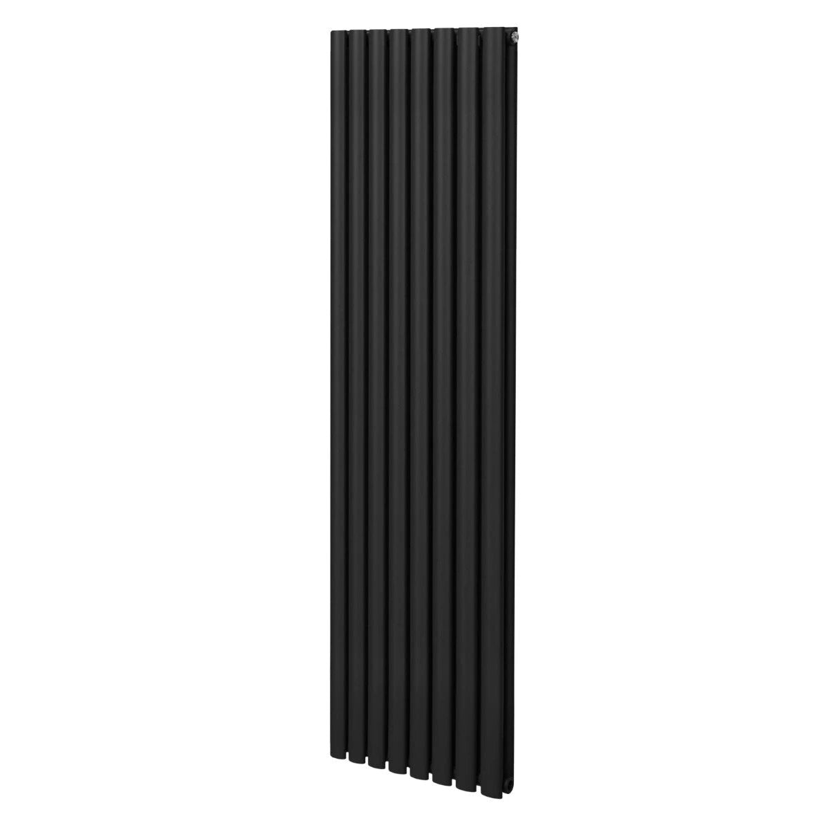 Premium Oval Column Radiator 1800mm x 480mm Carbon Steel 1.5mm Black Finish For Modern Homes by Monster Shop