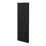 Premium Oval Column Radiator 1800x600 Black Home by Monster Shop