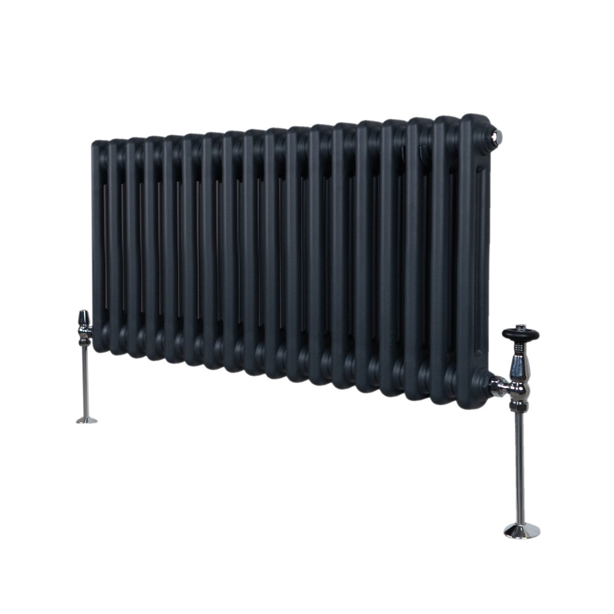 Premium Traditional Radiator 300x832mm Anthracite Finish 1.5mm Carbon Steel For Homes