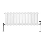 Traditional 2-Column Radiator 300x1012mm White by Monster Shop