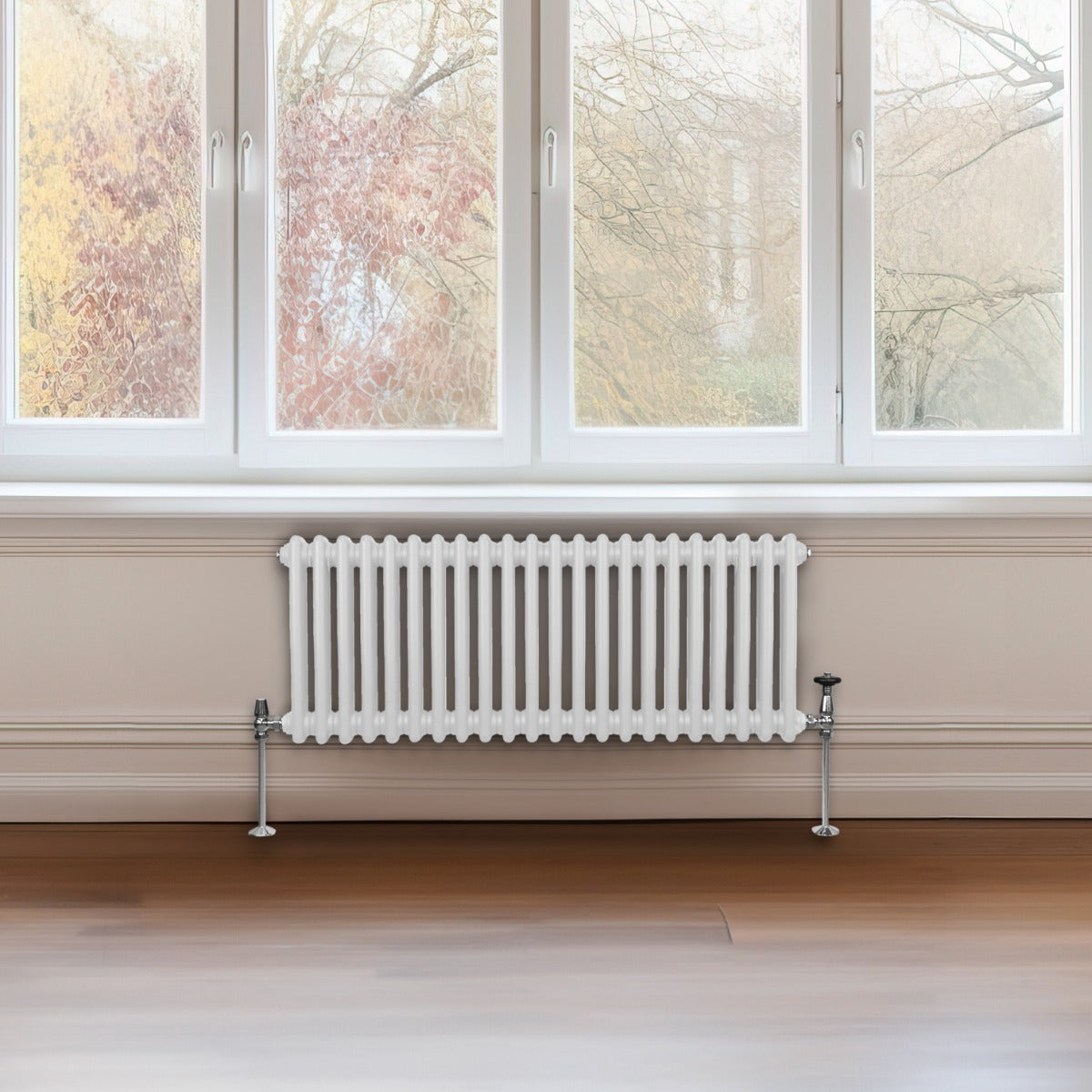 Traditional 2-Column Radiator 300x1012mm White