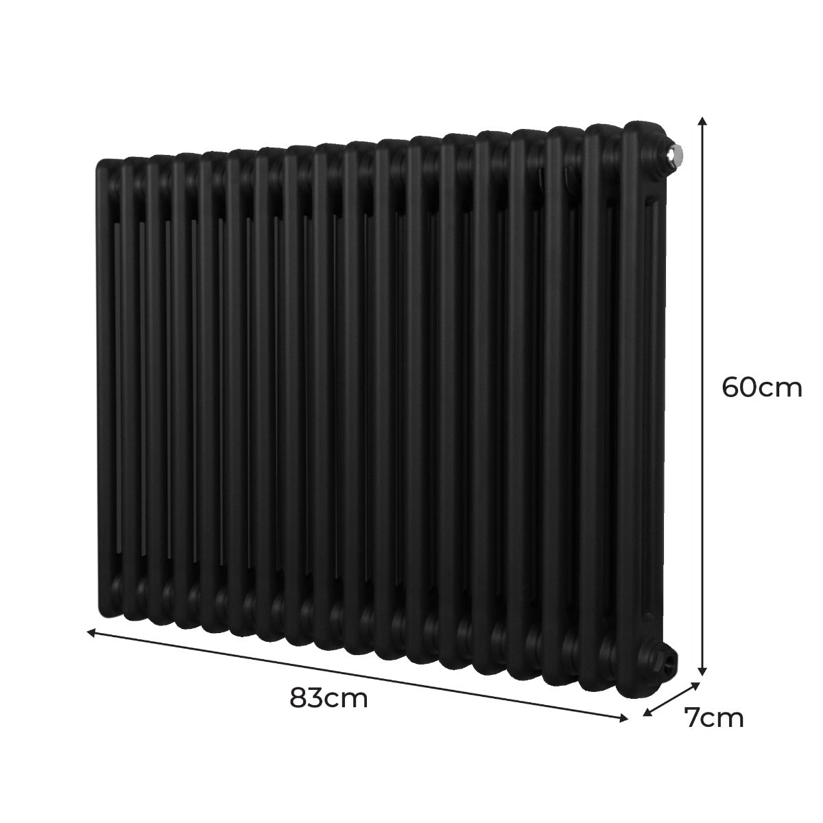 Premium Traditional Two Column Radiator 600x832mm Carbon Steel For Home Heating Solutions