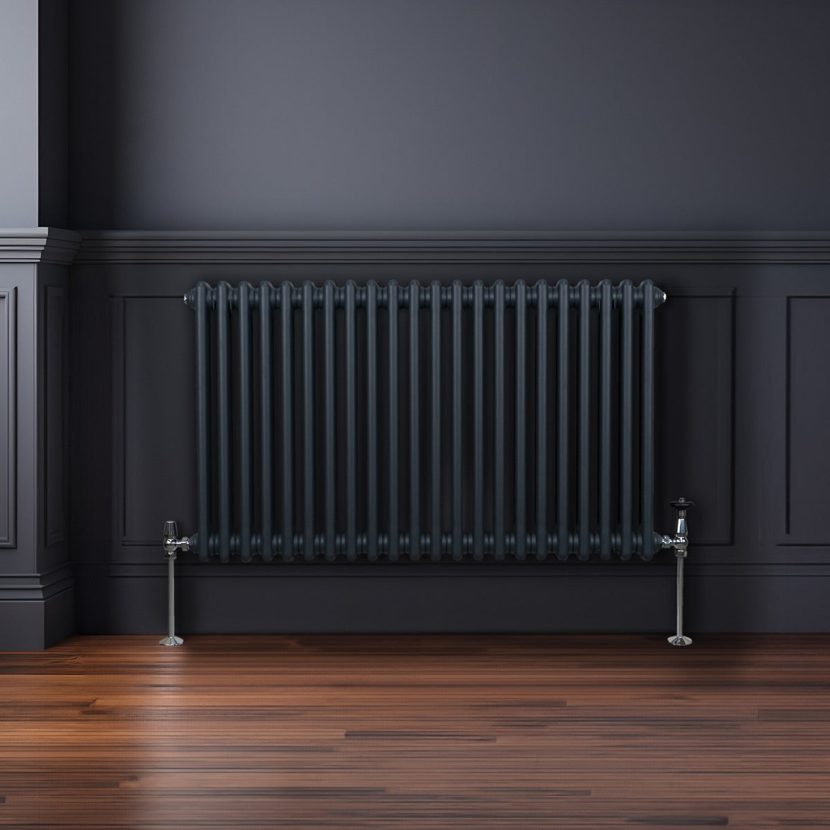 Traditional 2Column Radiator 600x1012 Anthracite