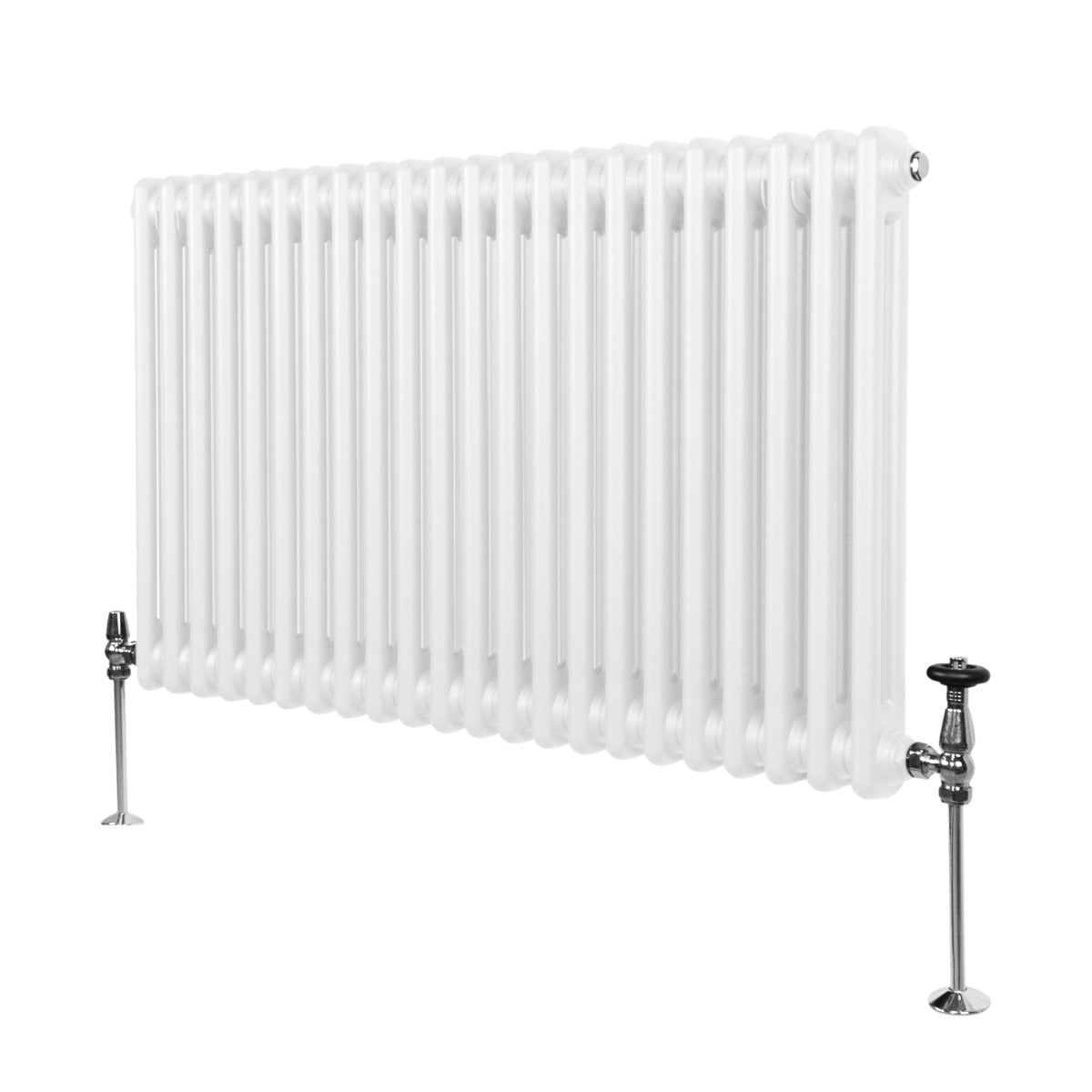 Premium Radiator 600x1012mm 2-Column Traditional White 1.5mm Carbon Steel Home Heating