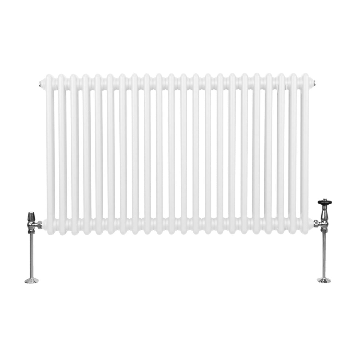 Premium Radiator 600x1012mm 2-Column Traditional White 1.5mm Carbon Steel Home Heating
