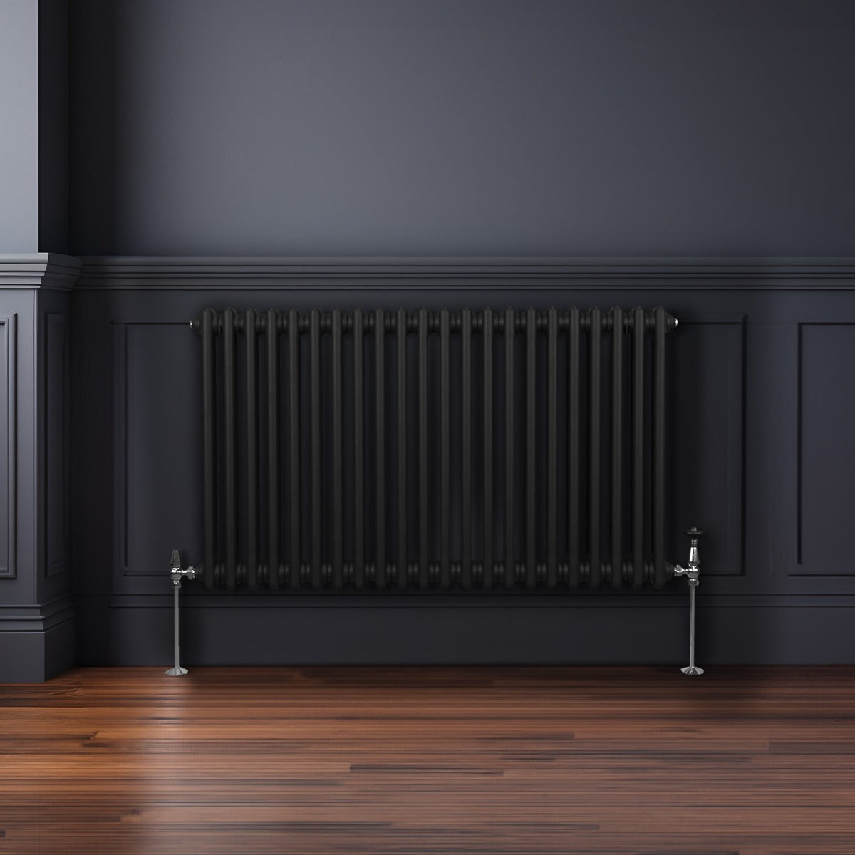 Premium 2-Column Radiator 600x1012mm Black Home