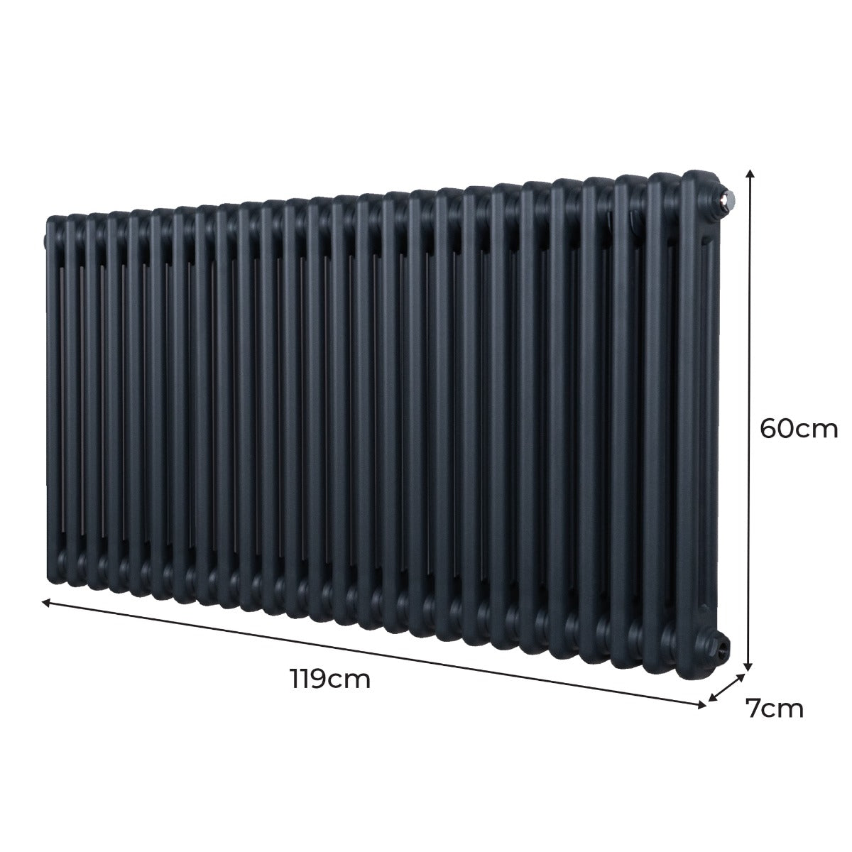 Premium 2-Column Radiator 600x1192 Anthracite