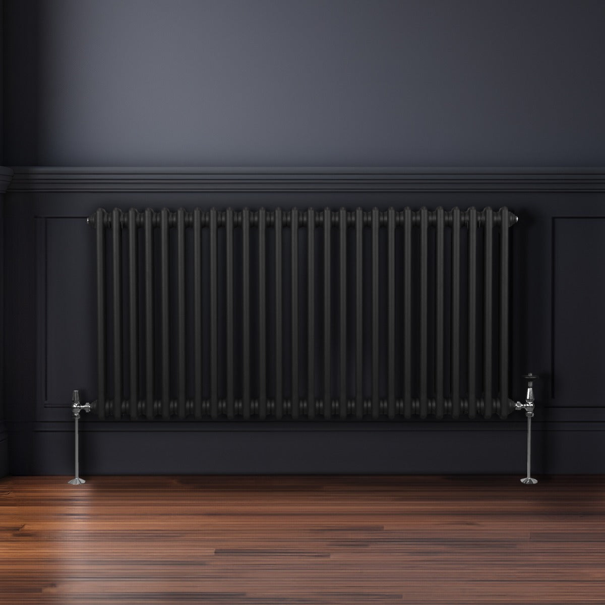 Premium Radiator 600x1192mm 2Column Black Home