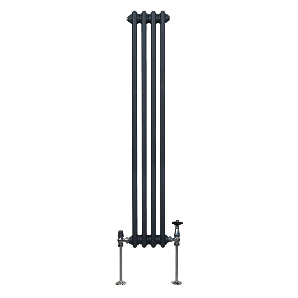 Premium Traditional Radiator 1500x202mm 2-Column Anthracite High-Efficiency Home Heating