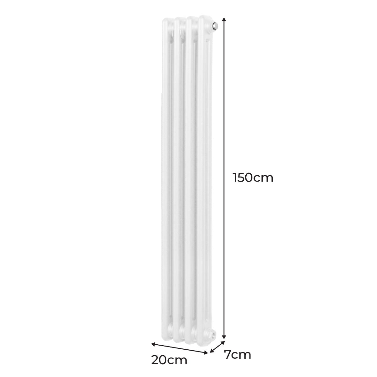 Traditional Radiator 1500x202 White 2-Column Home
