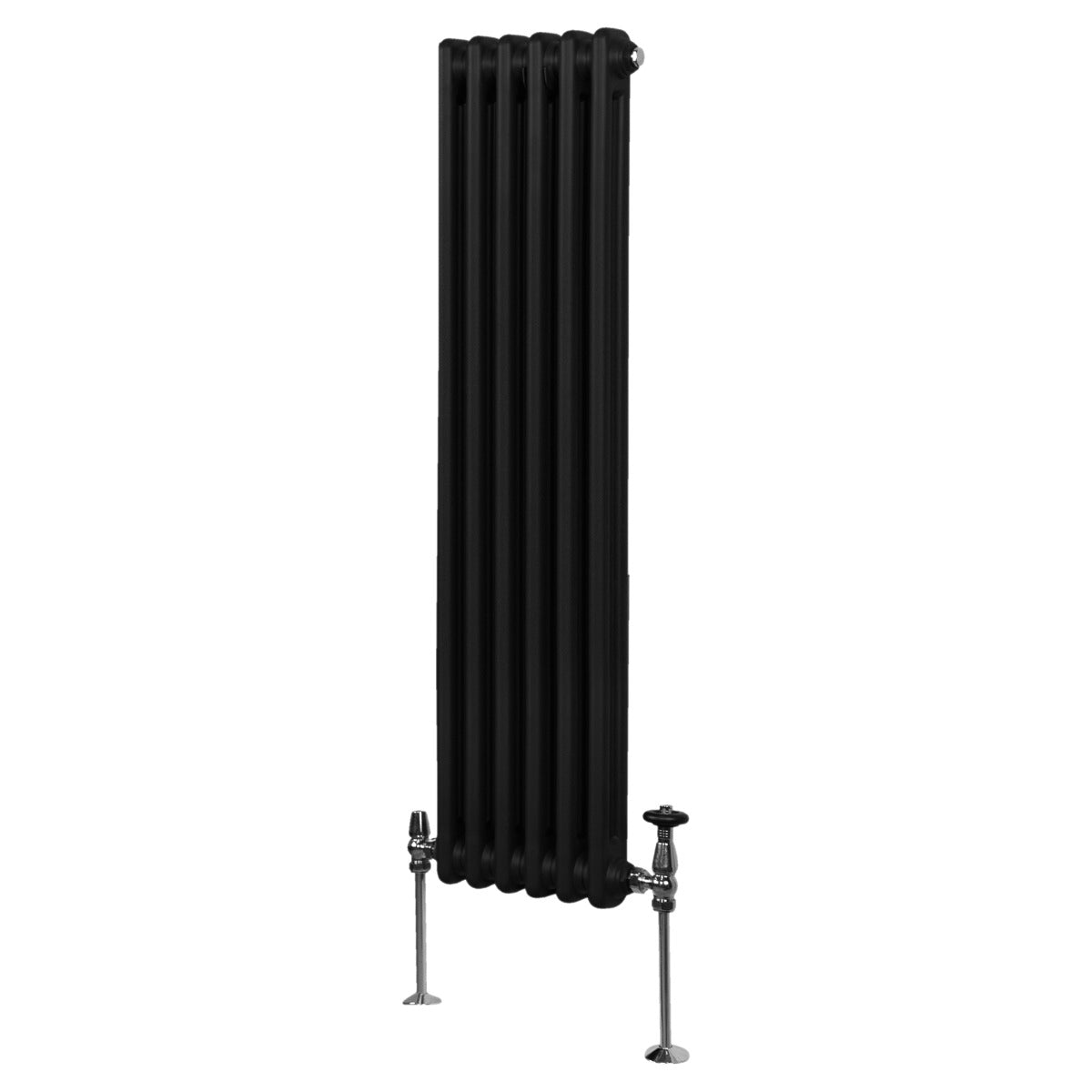 Premium Traditional Two Column Radiator 1500x292mm Black For Efficient Home Heating And Comfort
