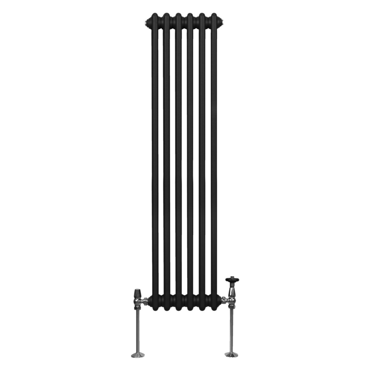 Premium Traditional Two Column Radiator 1500x292mm Black For Efficient Home Heating And Comfort