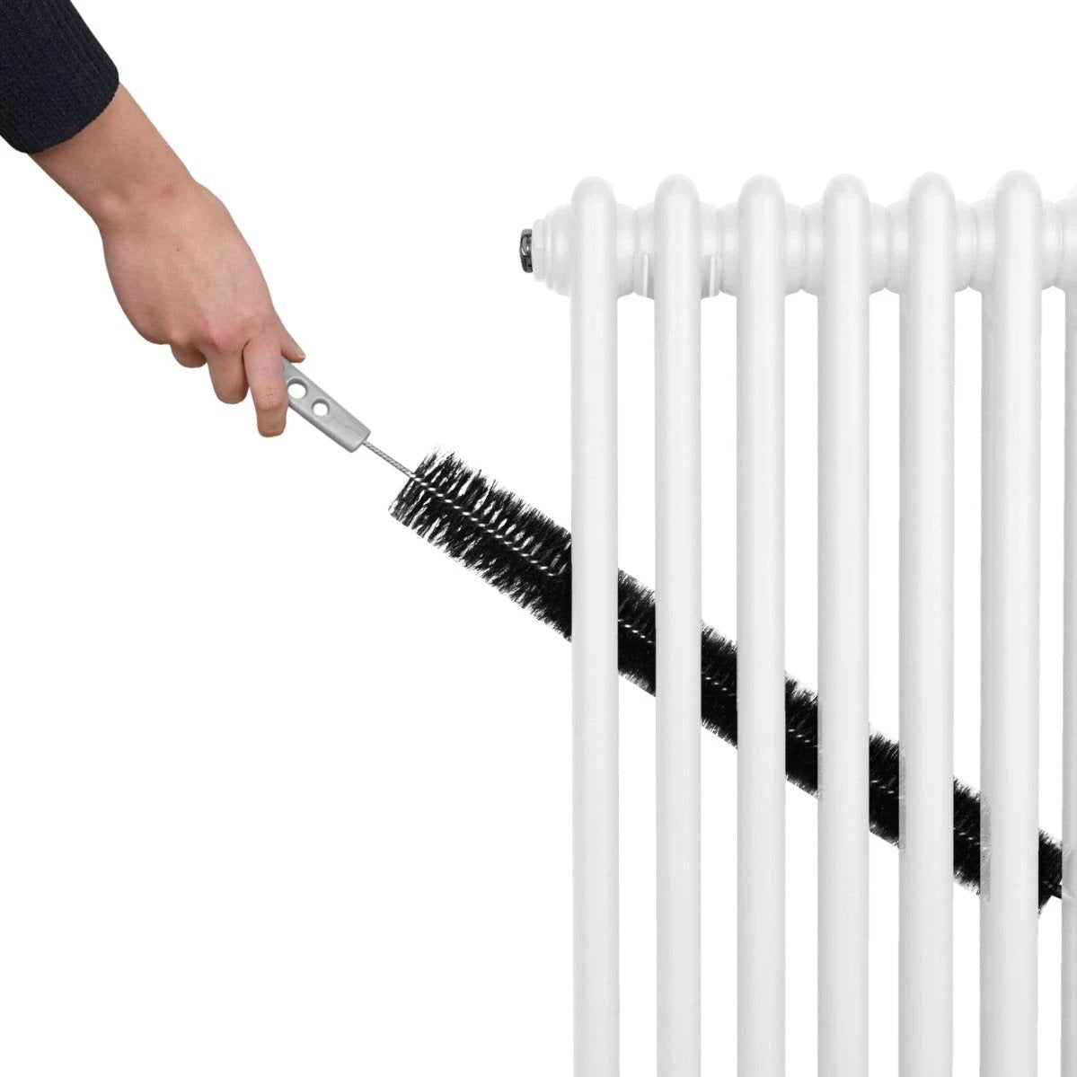 Premium Traditional 2-Column Radiator 1500x562mm White Finish With Carbon Steel Construction For Efficient Home Heating by Monster Shop