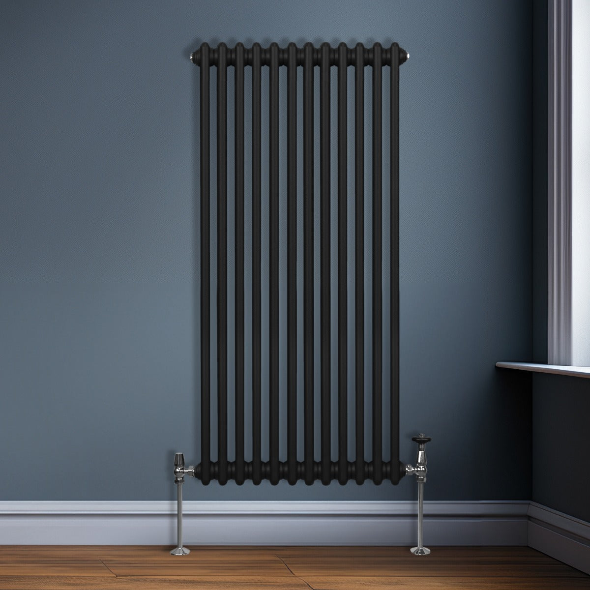 Classic Radiator 1500x562mm TwoColumn Black Home
