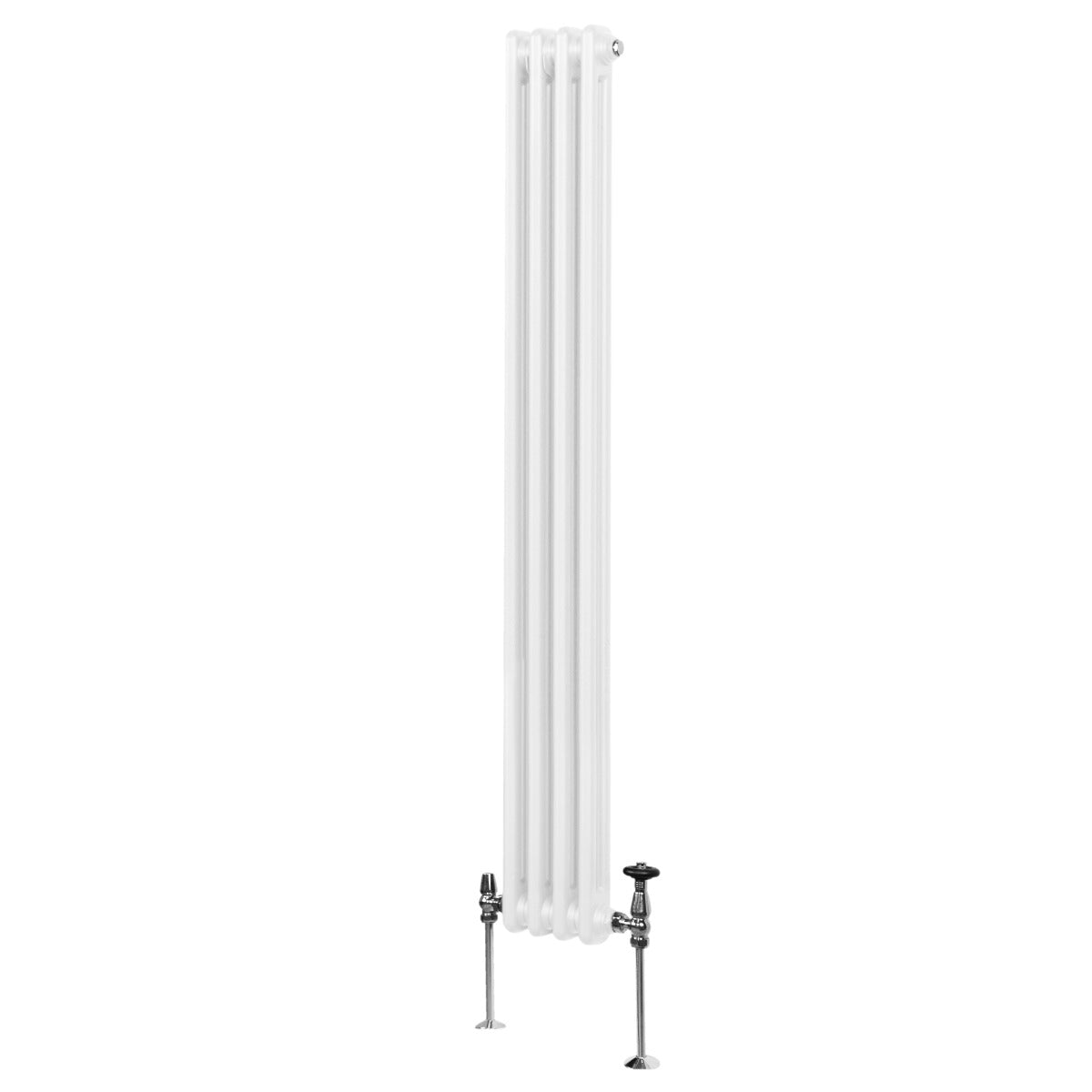 Traditional 2 Column Radiator 1800x202mm White Finish For Home Heating Efficiency