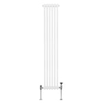 Monster Shop Premium Traditional 2 Column Radiator 1800 x 292mm White High Efficiency Home Heating Living Room - Radiator