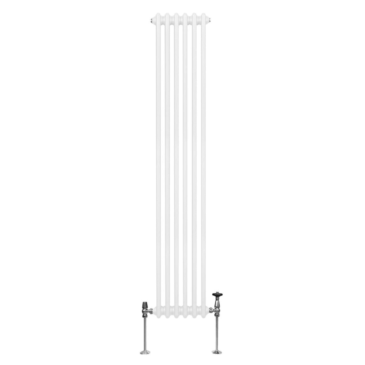 Monster Shop Premium Traditional 2 Column Radiator 1800 x 292mm White High Efficiency Home Heating Living Room - Radiator