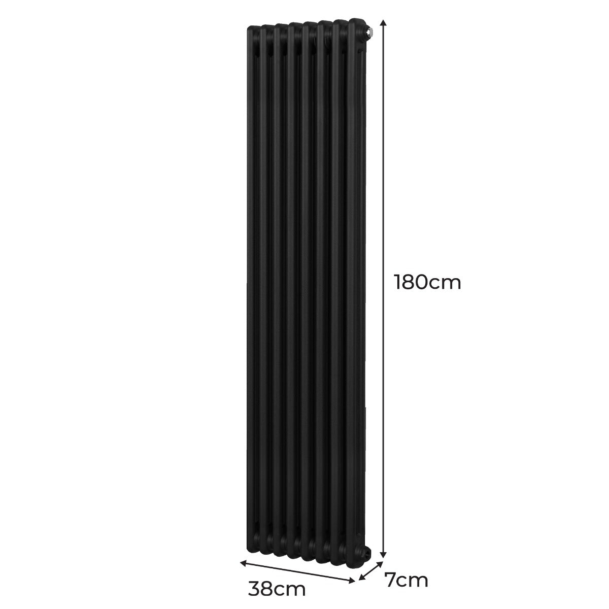 Premium Radiator 1800x382 Black TwoColumn Home