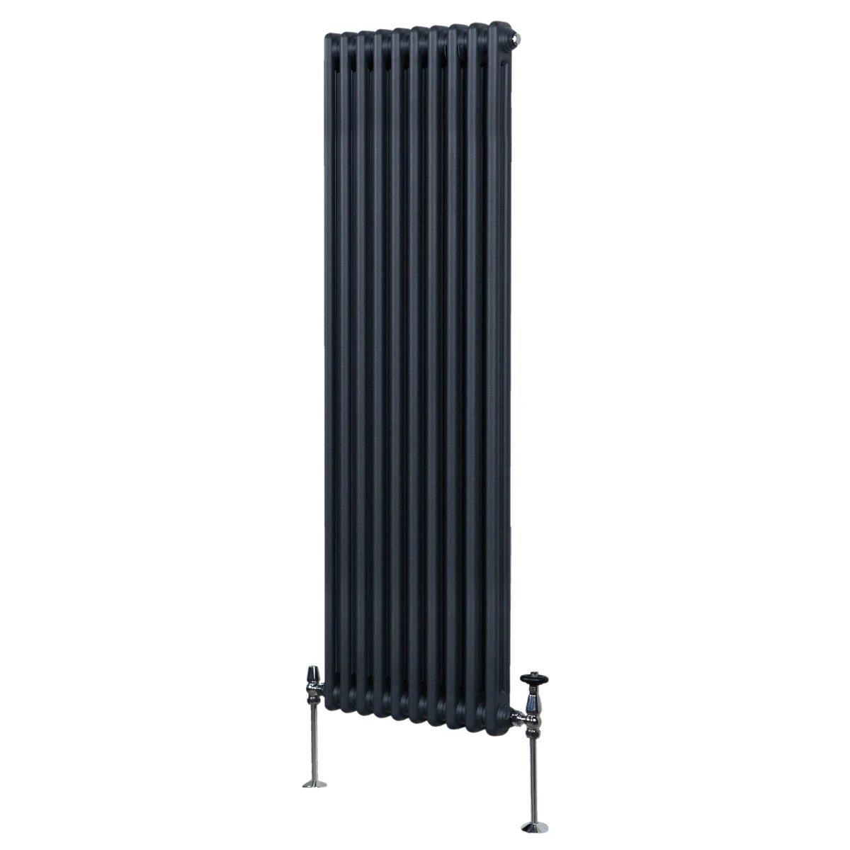 Monster Shop Traditional Radiator Two Column 1800x472mm Anthracite 1.5mm Carbon Steel For Home Heating - Radiator