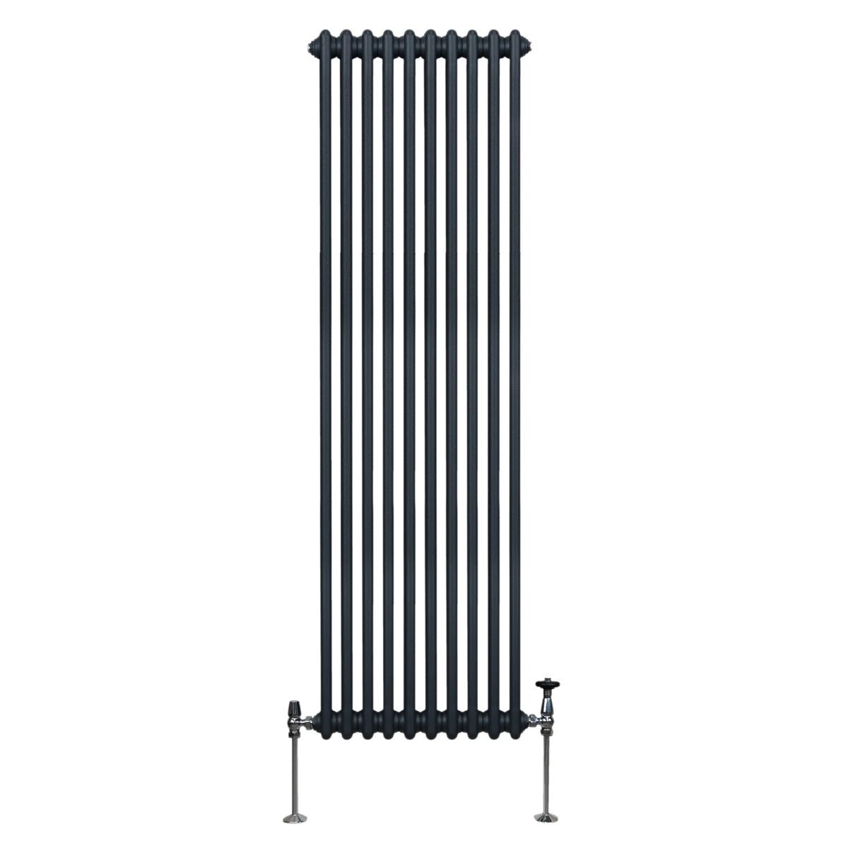 Monster Shop Traditional Radiator Two Column 1800x472mm Anthracite 1.5mm Carbon Steel For Home Heating - Radiator