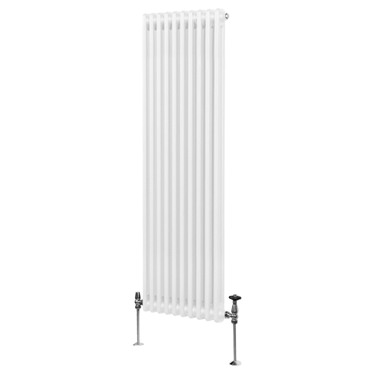 Premium Traditional Two Column Radiator 1800x472mm White Carbon Steel 1.5mm For Home Heating