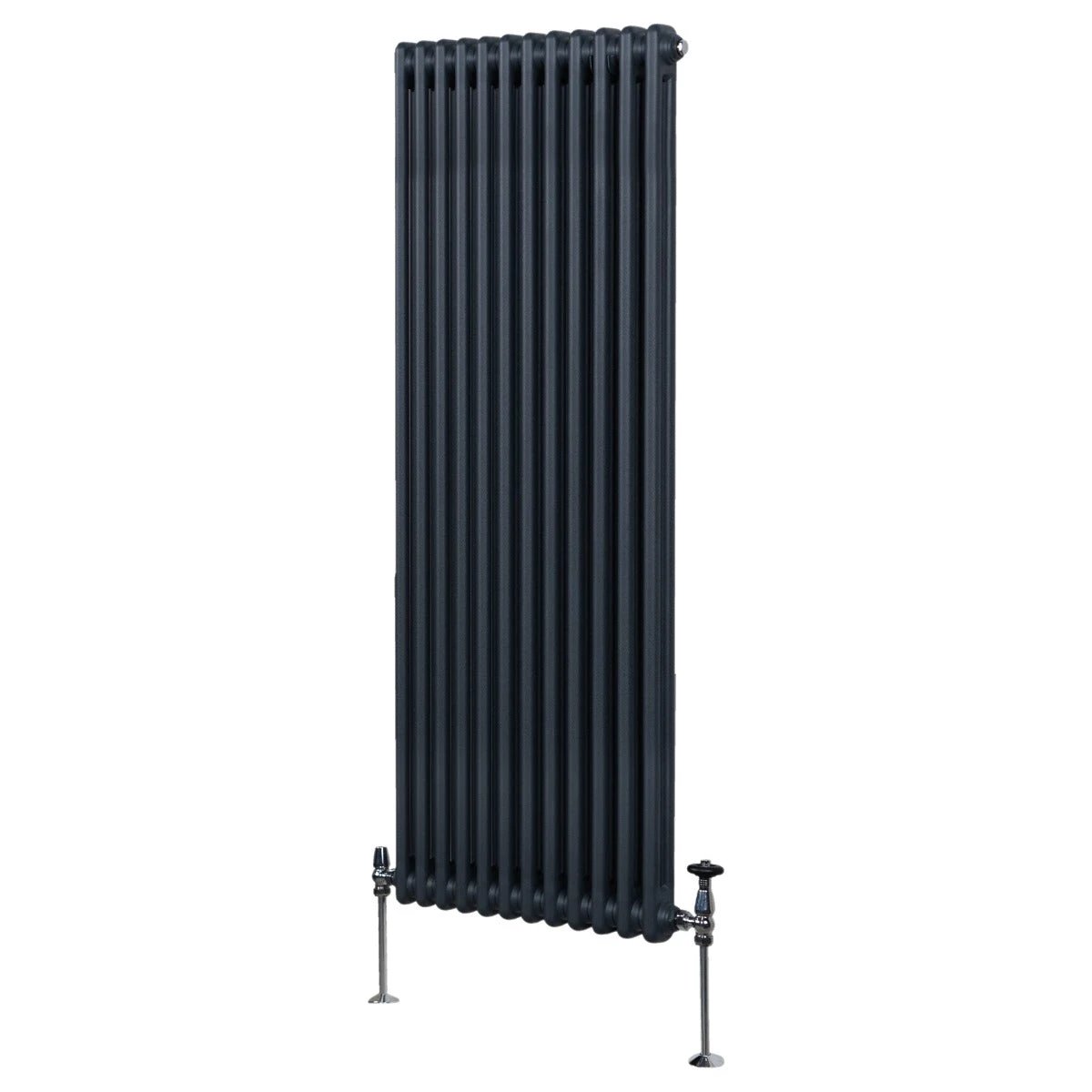 Traditional Radiator 1800x562mm Two Column Anthracite Finish For Living Rooms And Hallways by Monster Shop