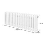 Monster Shop Traditional Radiator 300x832mm 3-Column Home - Radiator