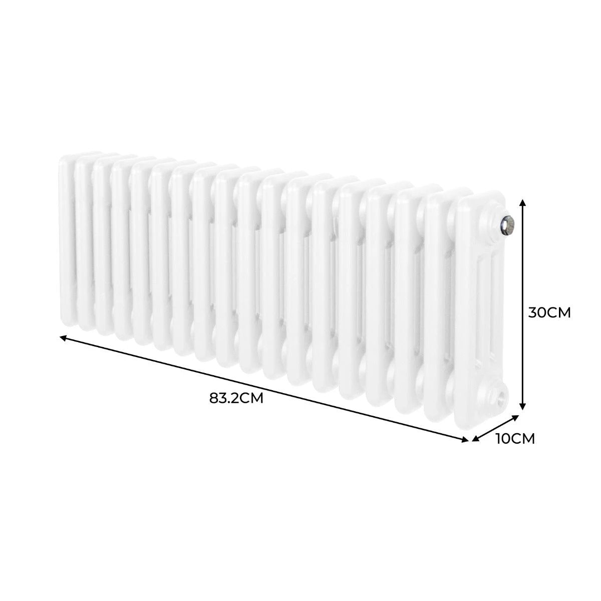 Monster Shop Traditional Radiator 300x832mm 3-Column Home - Radiator