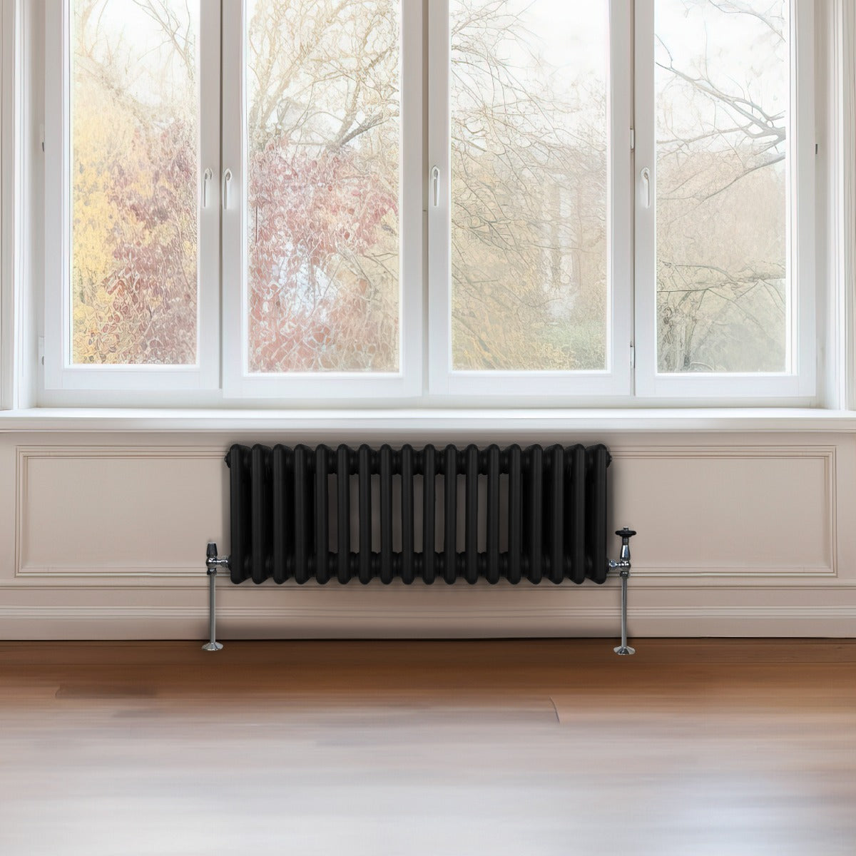Premium 3 Column Radiator 300x832 Black Home