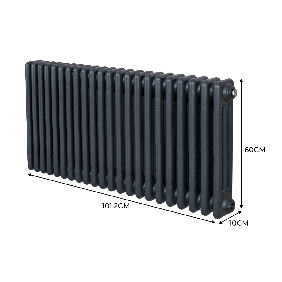 Premium 3Col Radiator 600x1012 Anthracite Home