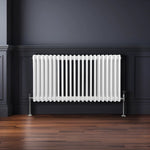 Monster Shop Premium Traditional 3 Column Radiator 600x1012mm White Finish Energy Efficient Comfort For Homes - Radiator