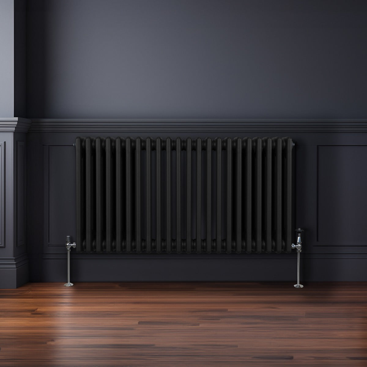 Classic 3 Column Radiator 600x1012mm Black Home