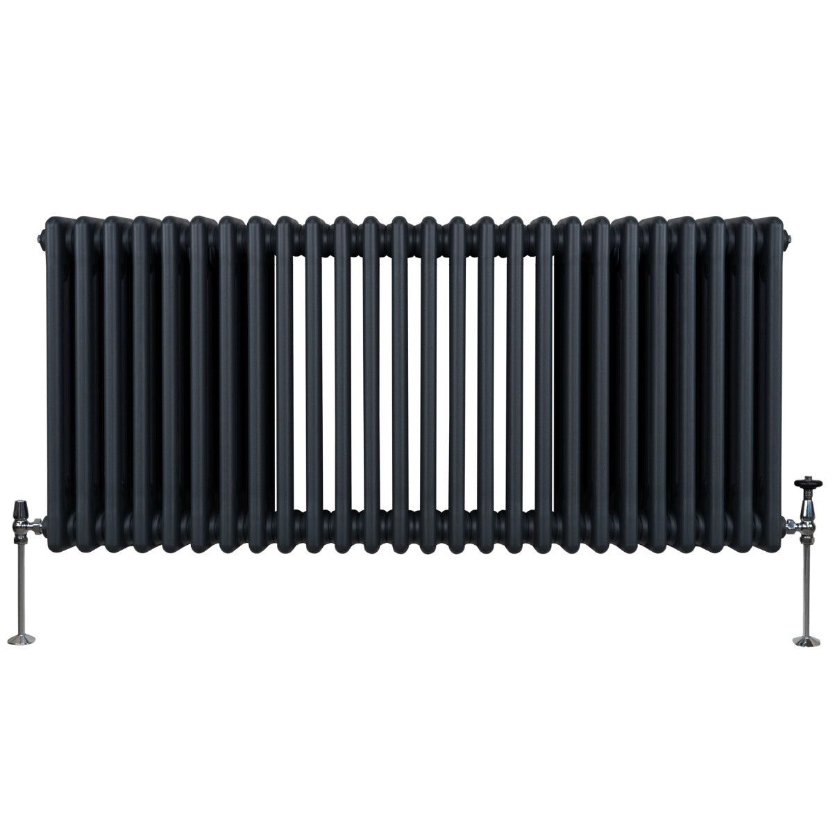 Premium Traditional 3 Column Radiator 600x1192mm Anthracite Grey High Efficiency Homes