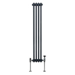 Monster Shop Premium 3Column Radiator 1500x202mm Anthracite - Radiator