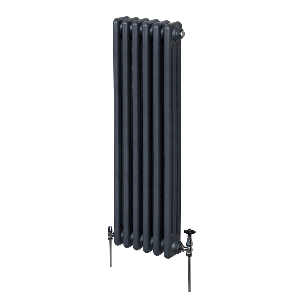 Premium Traditional 3 Column Radiator 1500x292mm Anthracite Grey for Home Heating