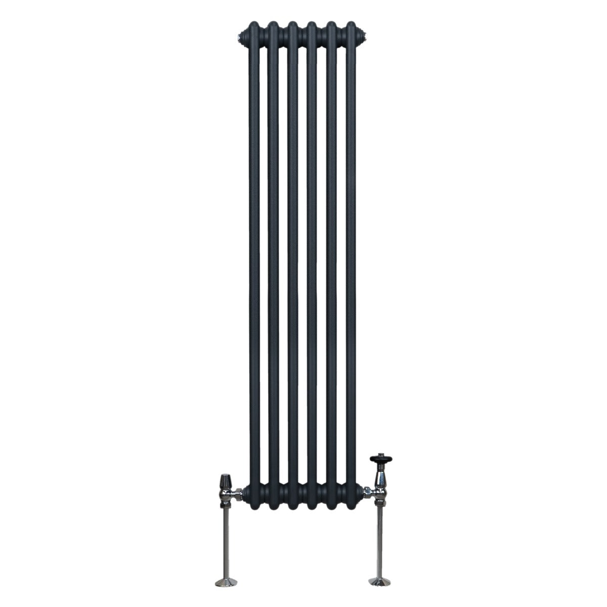 Premium Traditional 3 Column Radiator 1500x292mm Anthracite Grey for Home Heating