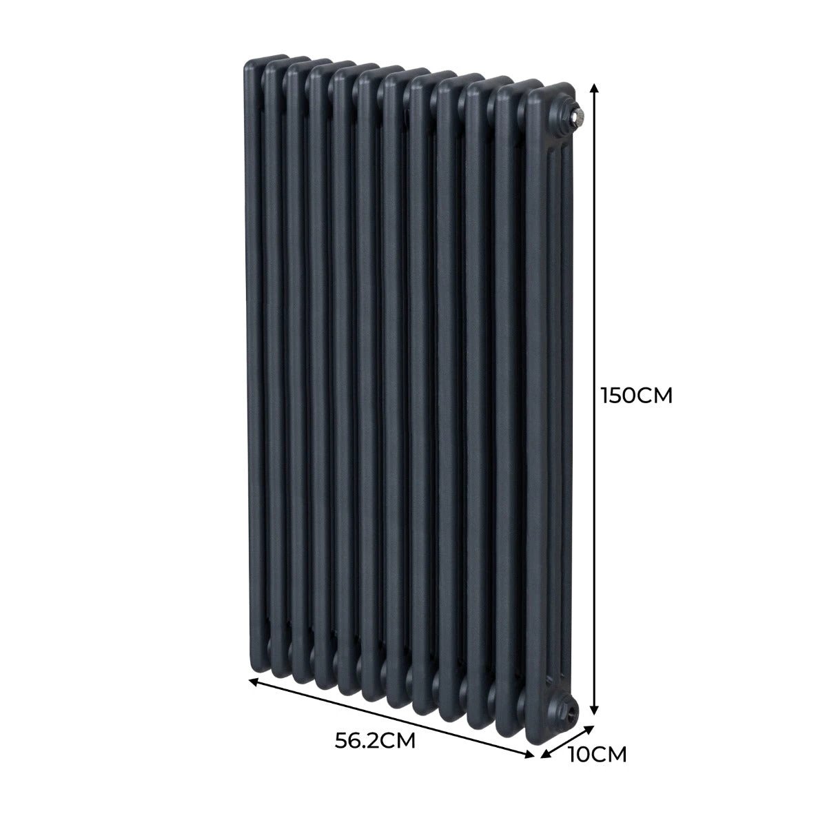 Monster Shop Quality 3 Column Radiator 1500x562 Anthracite - Radiator